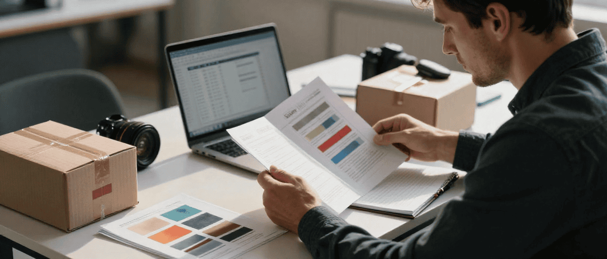Entrepreneur gestion d'échantillons