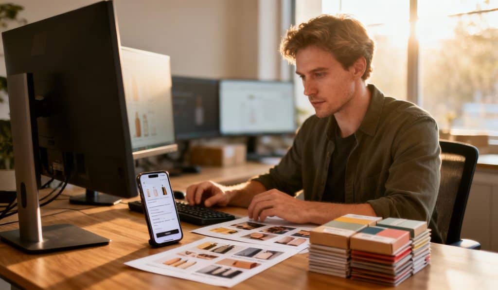 Responsable produit e-commerce sur bureau