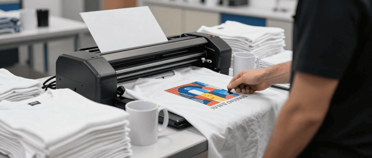 Impression POD t-shirt