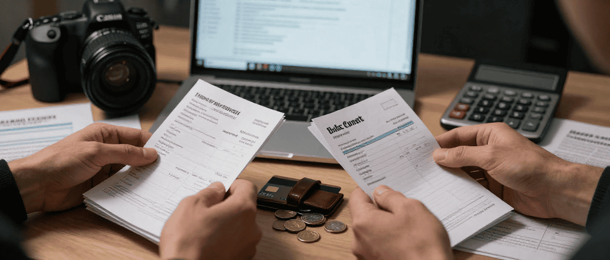factures et calculs commerce
