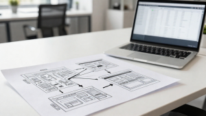 Schéma de maillage interne SEO pour un site web