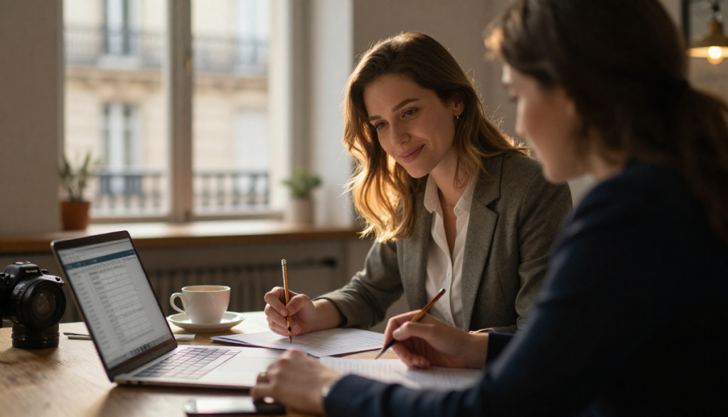 Consultante SEO coachant propriétaire PME